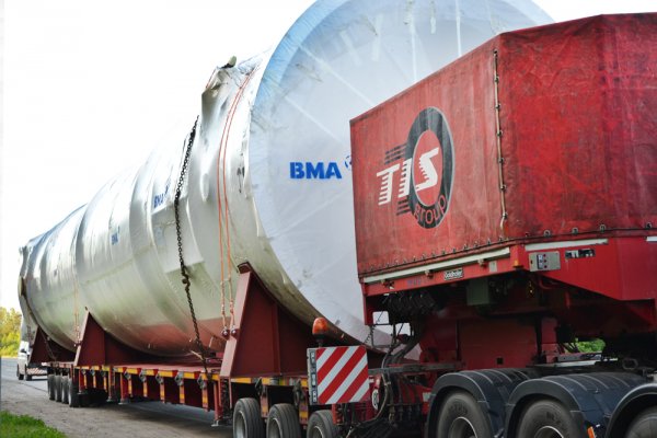 Мультимодальная транспортировка негабаритного оборудования для химической отрасли 0