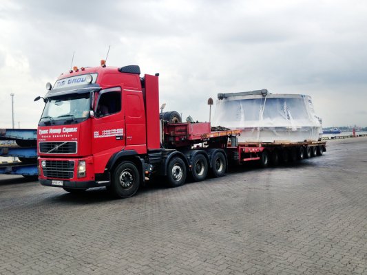 <h1>Транспортировка колеса турбины</h1>